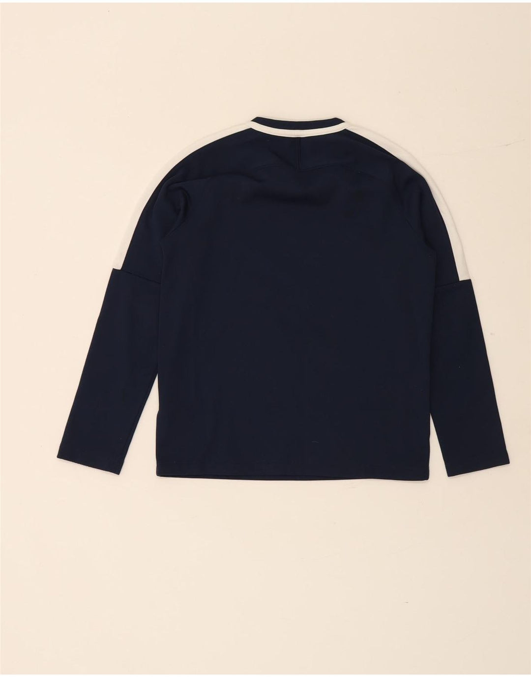 Chłopięca koszulka Nike Dri Fit z długim rękawem 10-11 lat, średni granatowy poliester