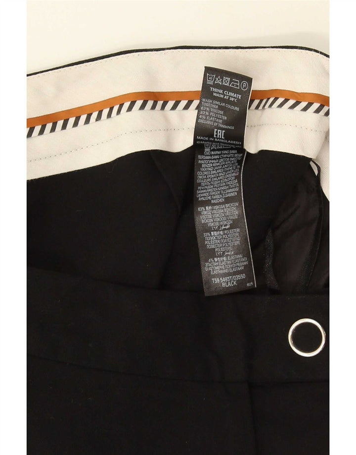 Damskie spodnie garniturowe Marks & Spencer UK 12 Medium W32 L32 Czarne