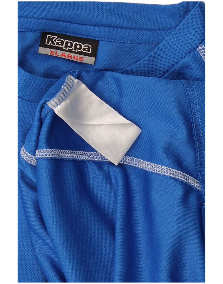 Męski T-shirt z grafiką KAPPA, XL, niebieski