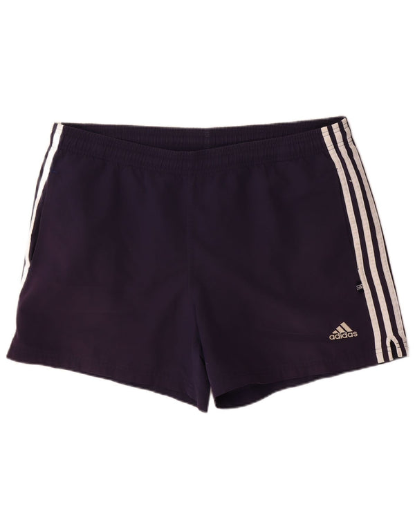 Adidas Mens Sport Shorts Large Navy Blue Polyester