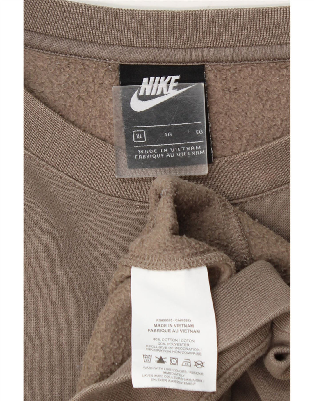 Męska bluza Nike XL, szara, bawełniana
