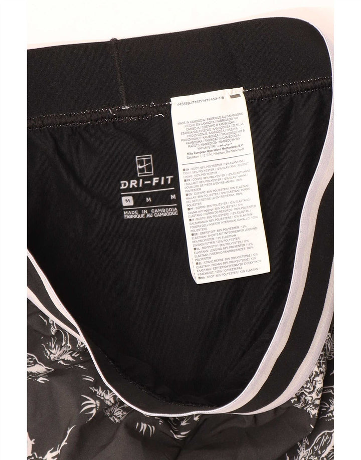 Damskie spodenki sportowe Nike Dri Fit Graphic UK 14, średni czarny poliester