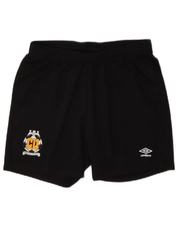 Umbro Boys Cambridge United F.C. Spodenki sportowe z grafiką 13-14 lat XL, czarne
