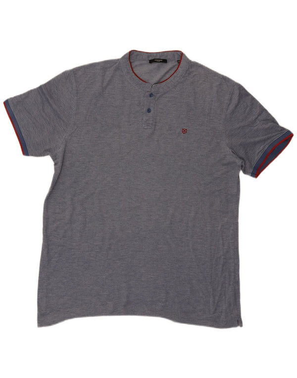 T-shirt męski Jack & Jones Top 2XL granatowy nakrapiany