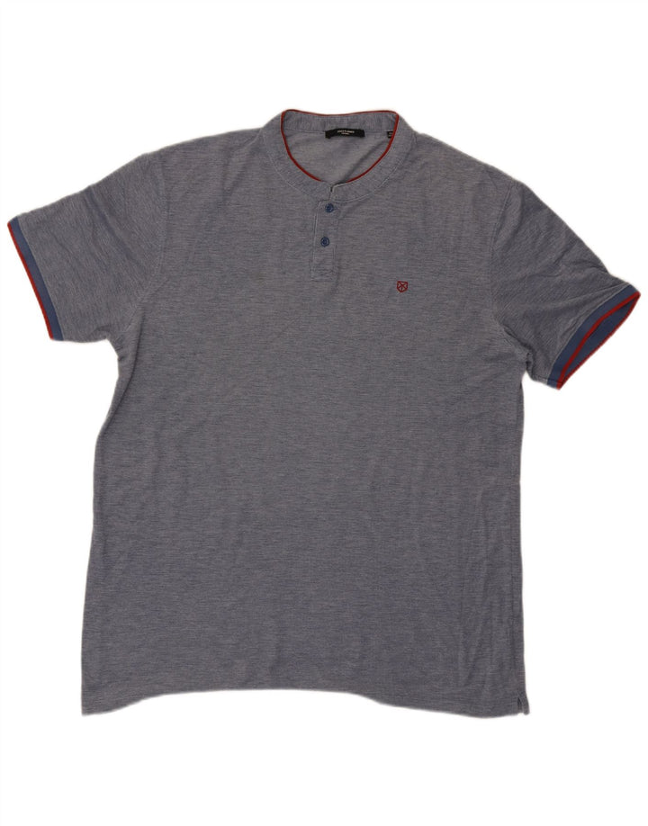 T-shirt męski Jack & Jones Top 2XL granatowy nakrapiany