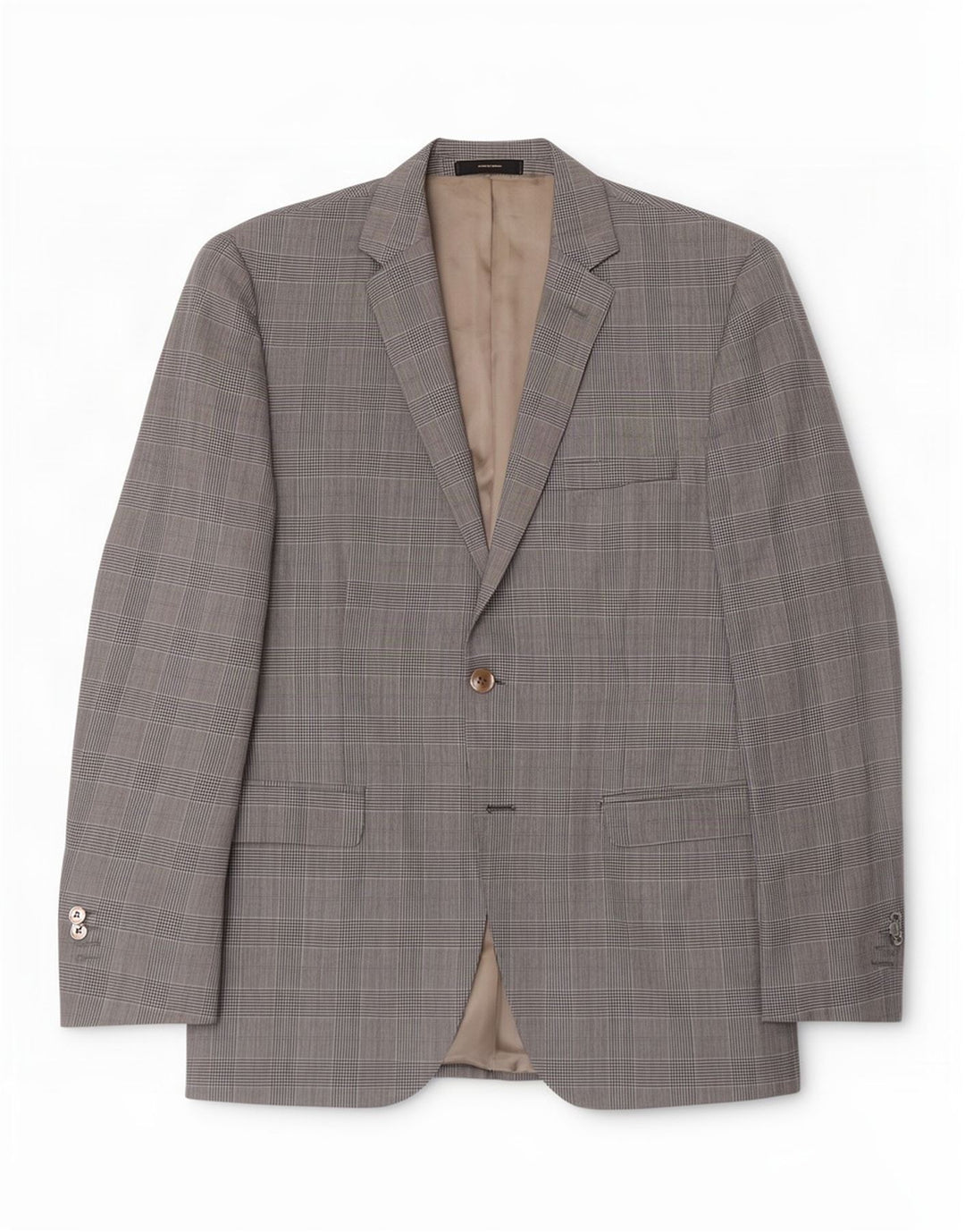 Męska marynarka zapinana na 1 guzik Massimo Dutti UK 38 Średnia szara pepitka