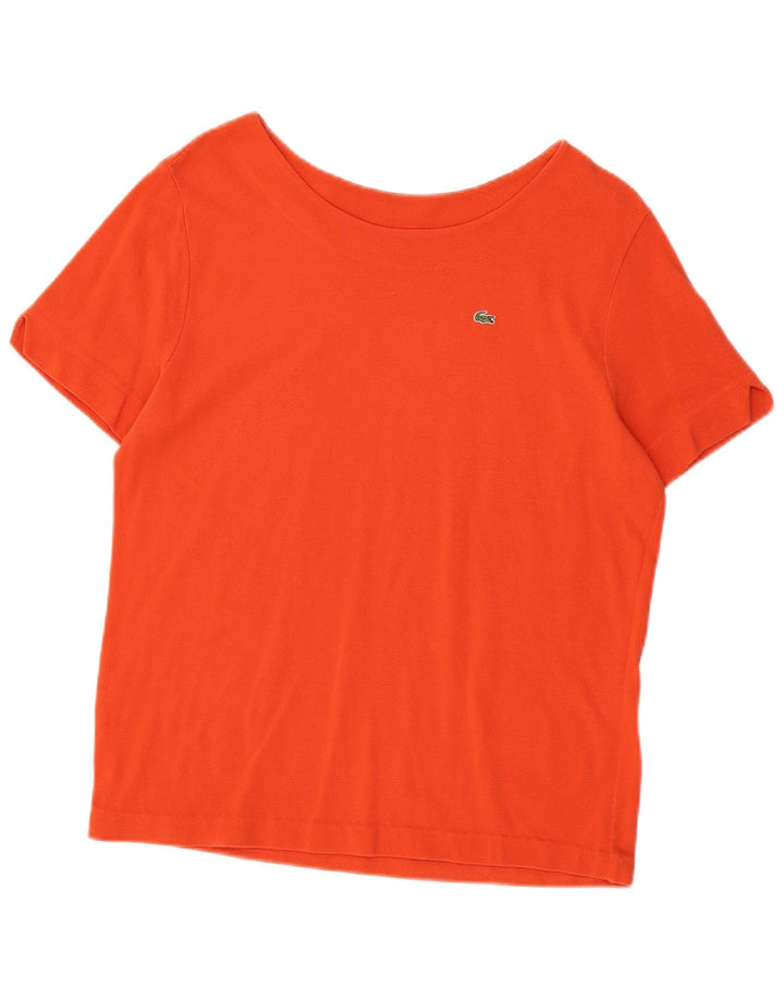 T-shirt damski LACOSTE, rozmiar 48 XL, pomarańczowy