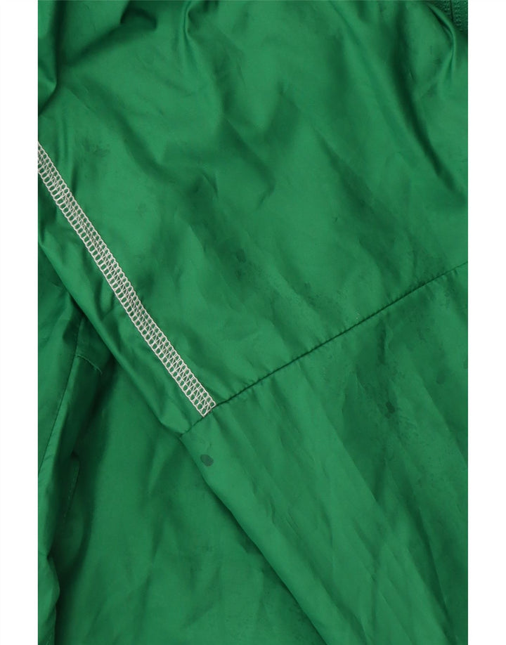 NIKE Boys Hooded Rain Jacket 13-14 Years XL Green Polyester Vintage Nike and Second-Hand Nike from Messina Hembry 