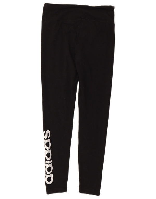 Damskie legginsy Adidas UK 14 Medium Black Cotton