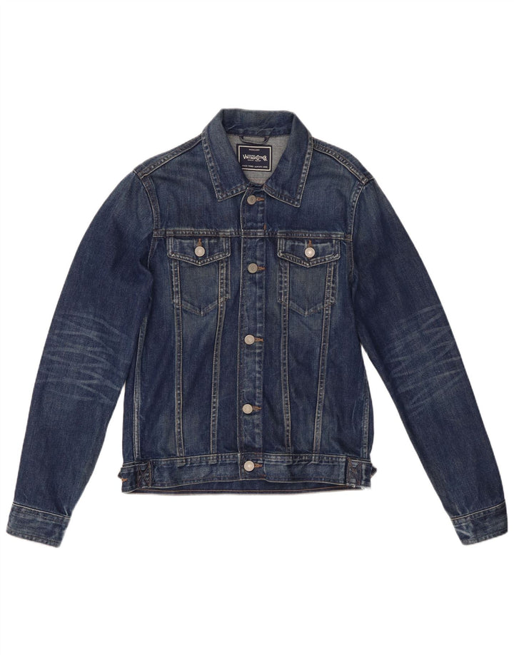 Męska kurtka dżinsowa Jack & Jones UK 38, średnia, granatowa, bawełniana