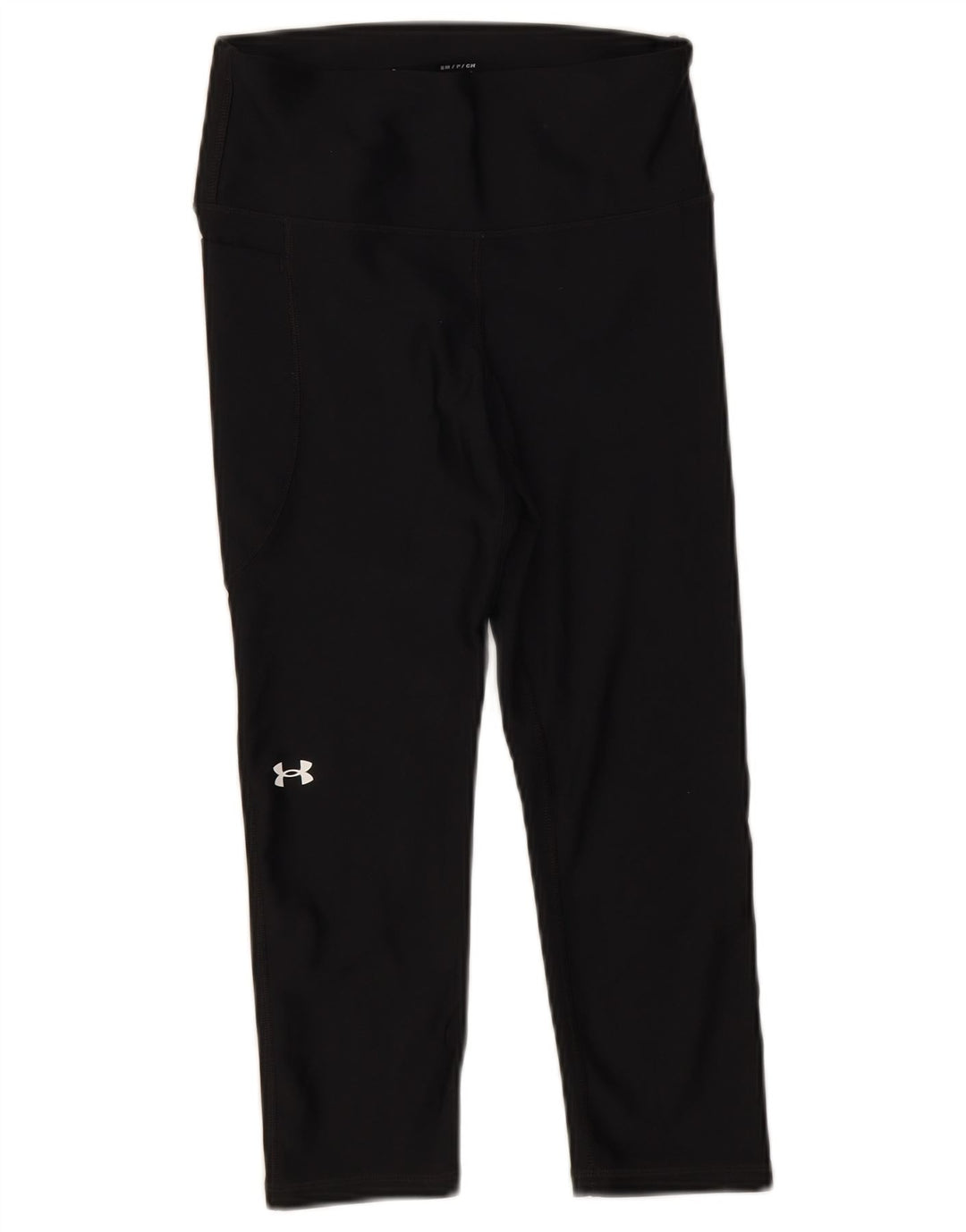 Damskie legginsy Capri Under Armour UK 8, małe, czarne
