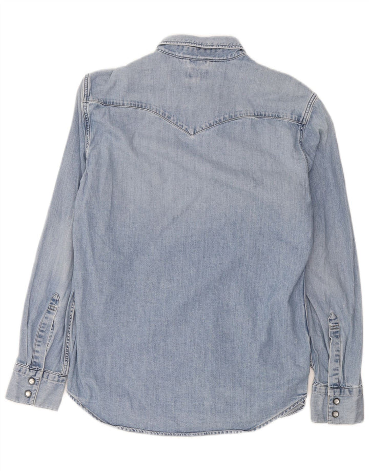 Męska koszula dżinsowa Levi's, średnia niebieska, bawełniana