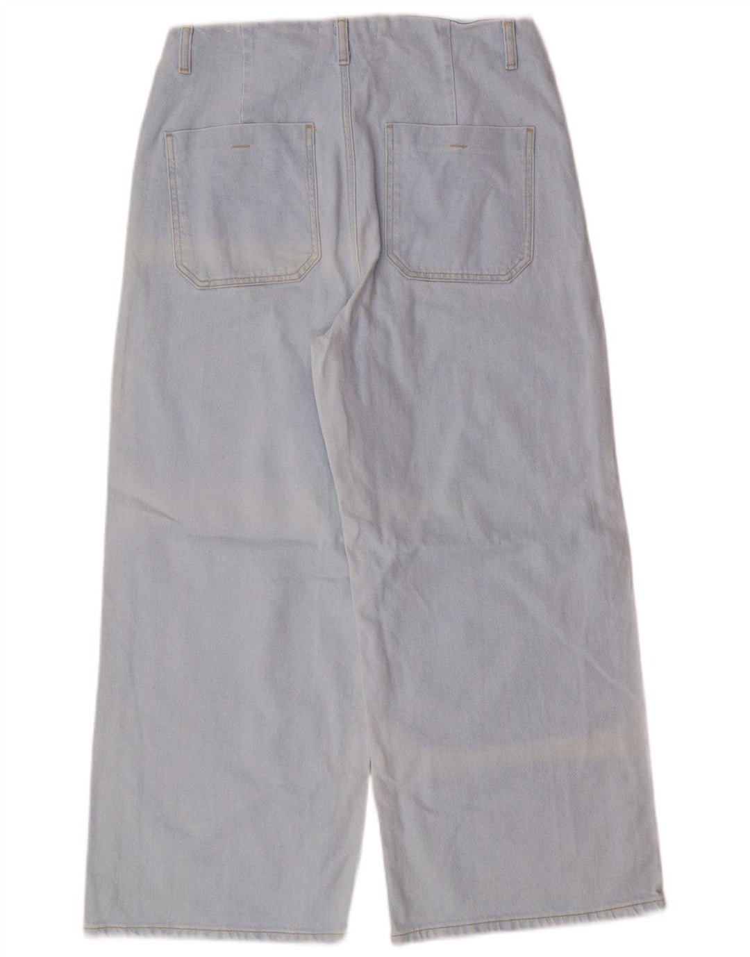 Damskie jeansy z szeroką nogawką Zara z wysokim stanem EU 42 Large W32 L26 Blue Classic