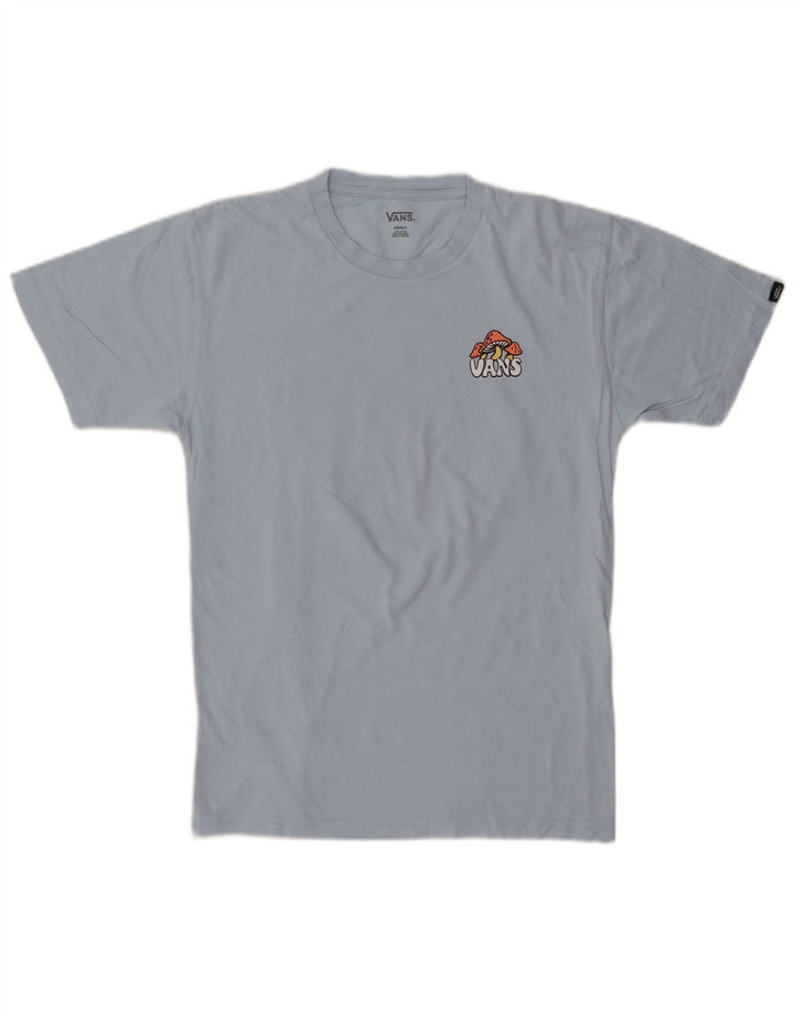 Męski T-shirt z grafiką VANS, mały, niebieski