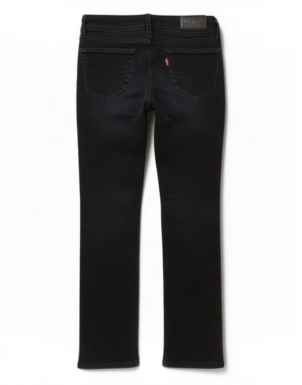 Damskie dżinsy Levi's 470 Straight W28 L28 Granatowa bawełna