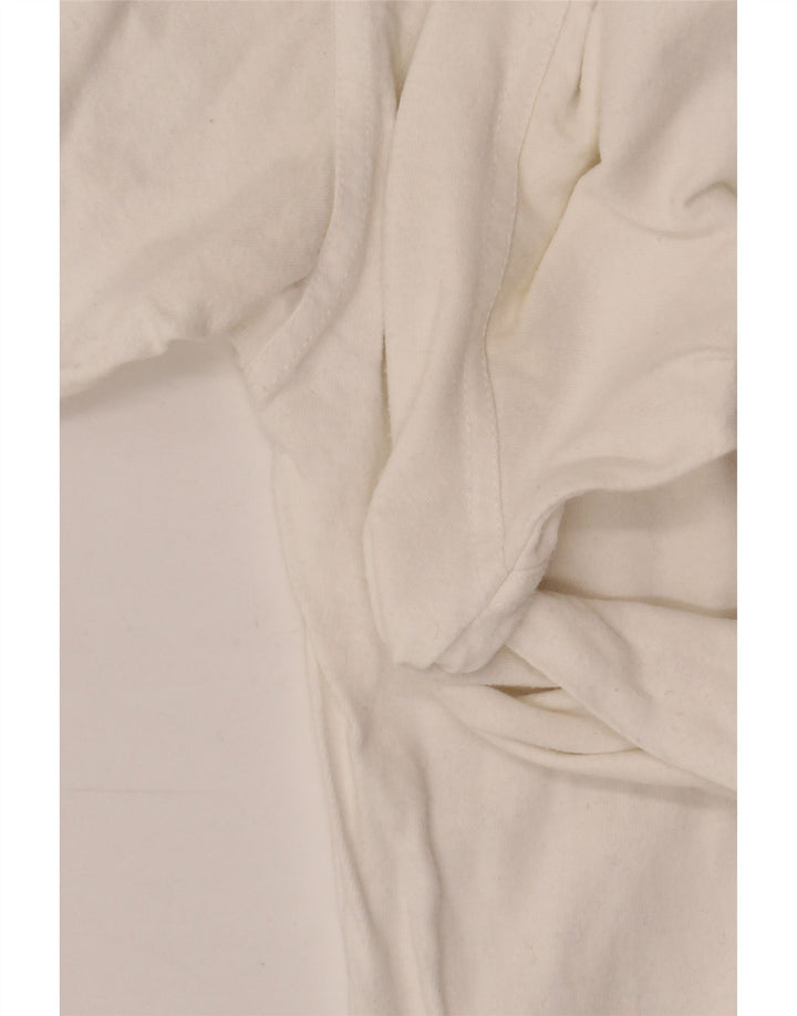 T-shirt męski Reebok Top, średni, biały, bawełniany