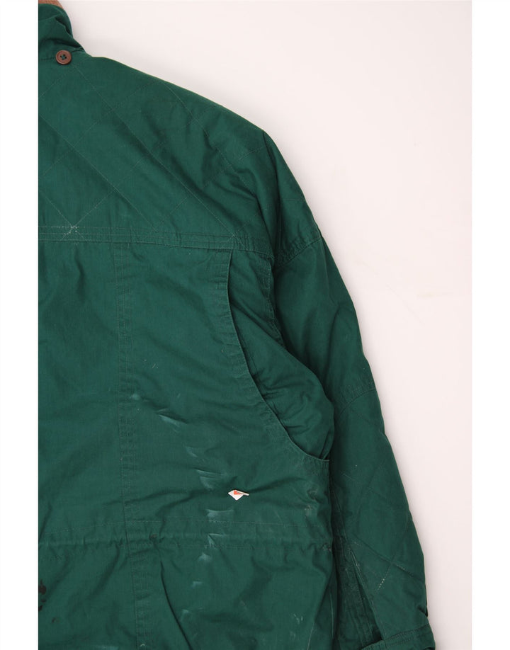 COLEBROOK Womens Oversized Windbreaker Coat UK 16 Large Green Cotton Vintage Colebrook and Second-Hand Colebrook from Messina Hembry 