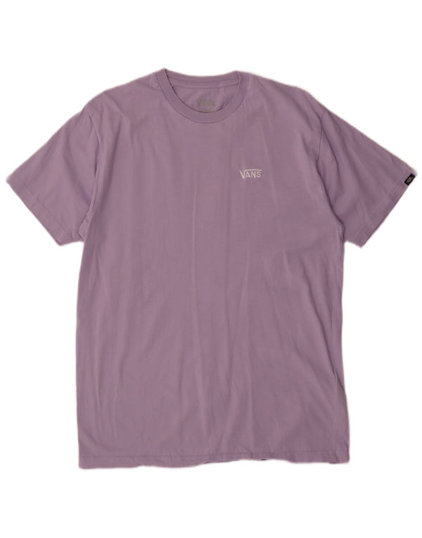 Męski T-shirt Vans o klasycznym kroju, średni fiolet, bawełna