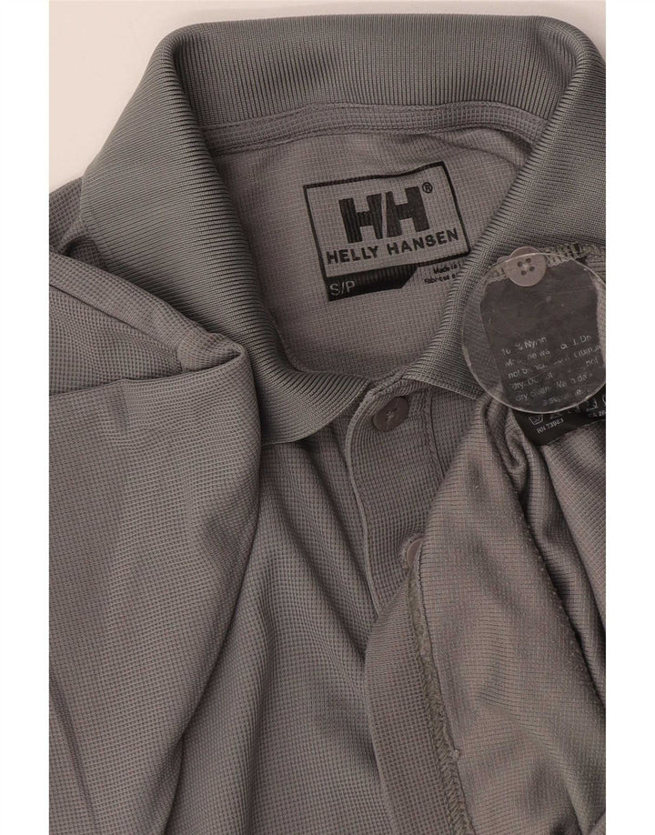 Męska koszulka polo Helly Hansen, mała, szary nylon