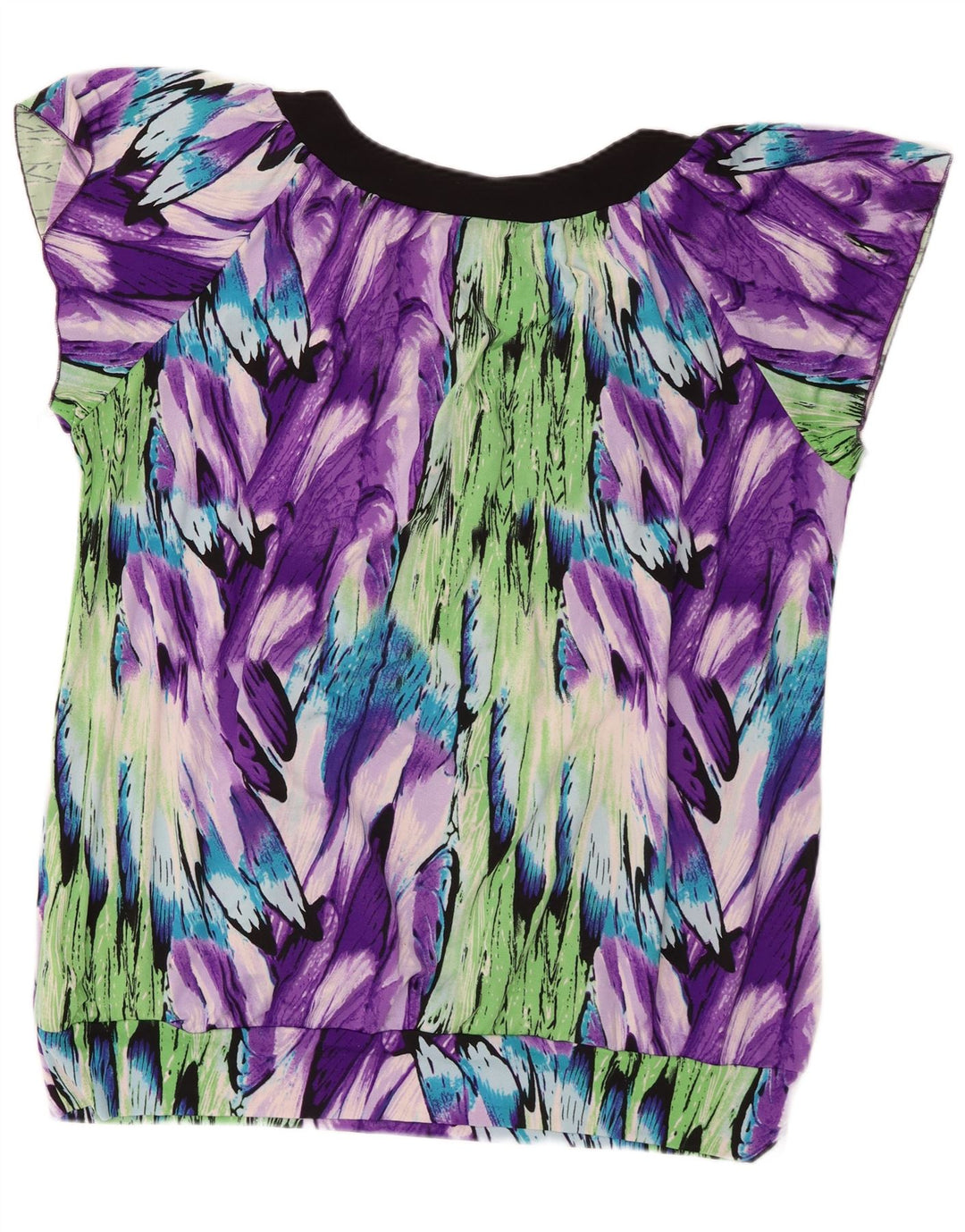 Marks & Spencer Damska bluzka z autografem, UK 18 XL, fioletowa