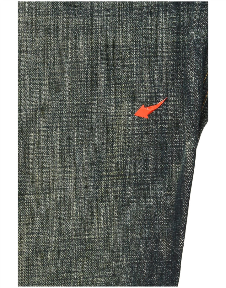 DIESEL Damskie proste dżinsy W30 L34 Granatowa bawełna