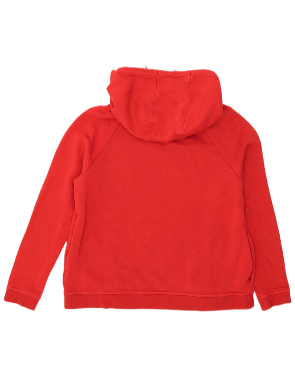 Damski sweter z kapturem Nike UK 14, średni czerwony, bawełniany