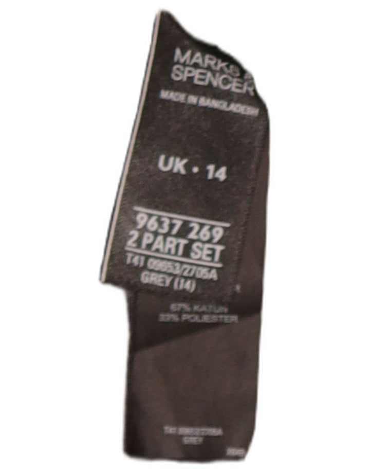 Sweter damski Marks & Spencer Longline Cardigan UK 14, średni szary