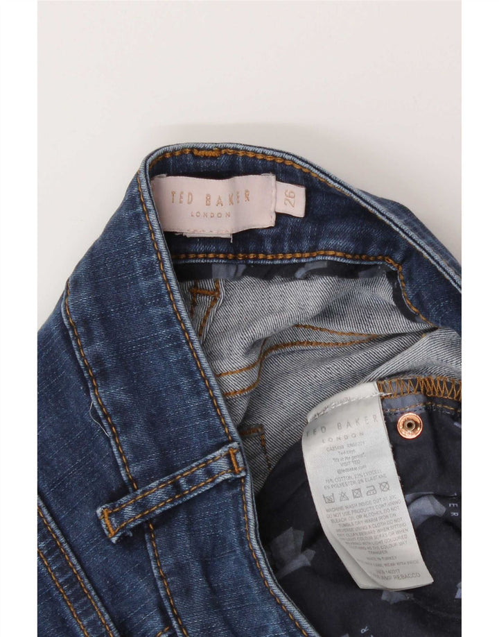Damskie jeansy skinny Ted Baker W26 L28 Niebieskie, bawełniane