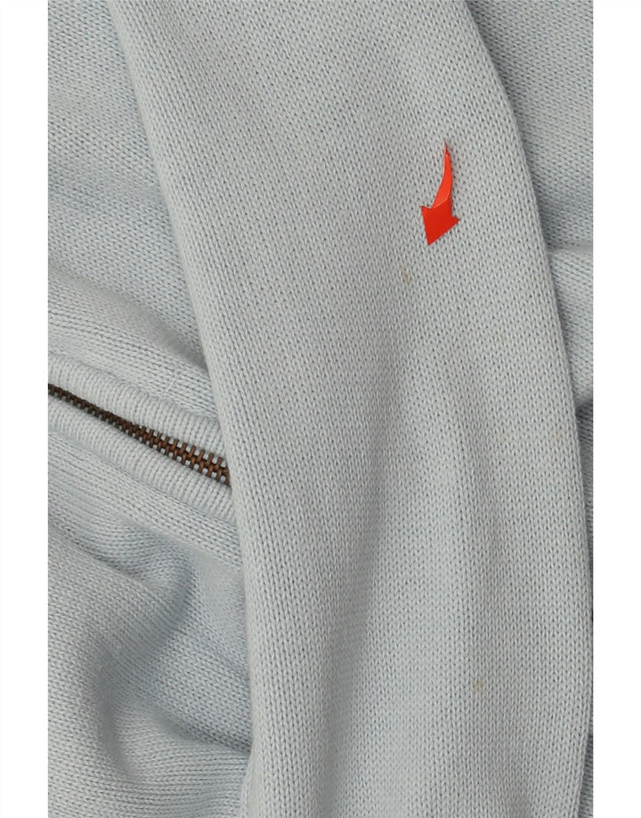 ARMATA DI MARE Mens Cardigan Sweater Medium Blue Cotton