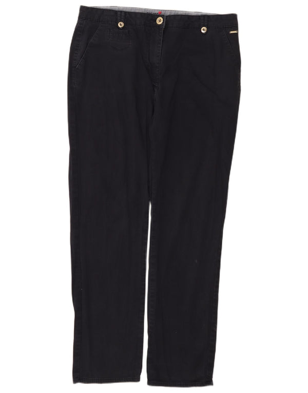 Damskie spodnie Chino Marks & Spencer UK 16 Large W36 L30 Granatowe