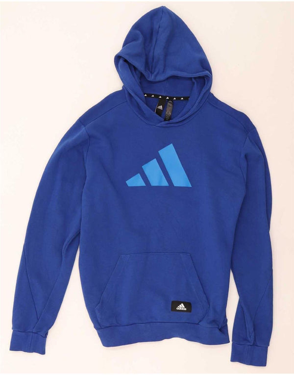 Męska bluza z kapturem Adidas Graphic Medium Blue