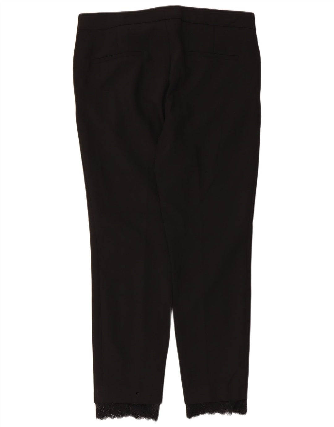 Damskie spodnie garniturowe Zara, średnie W28 L26, czarne, poliestrowe