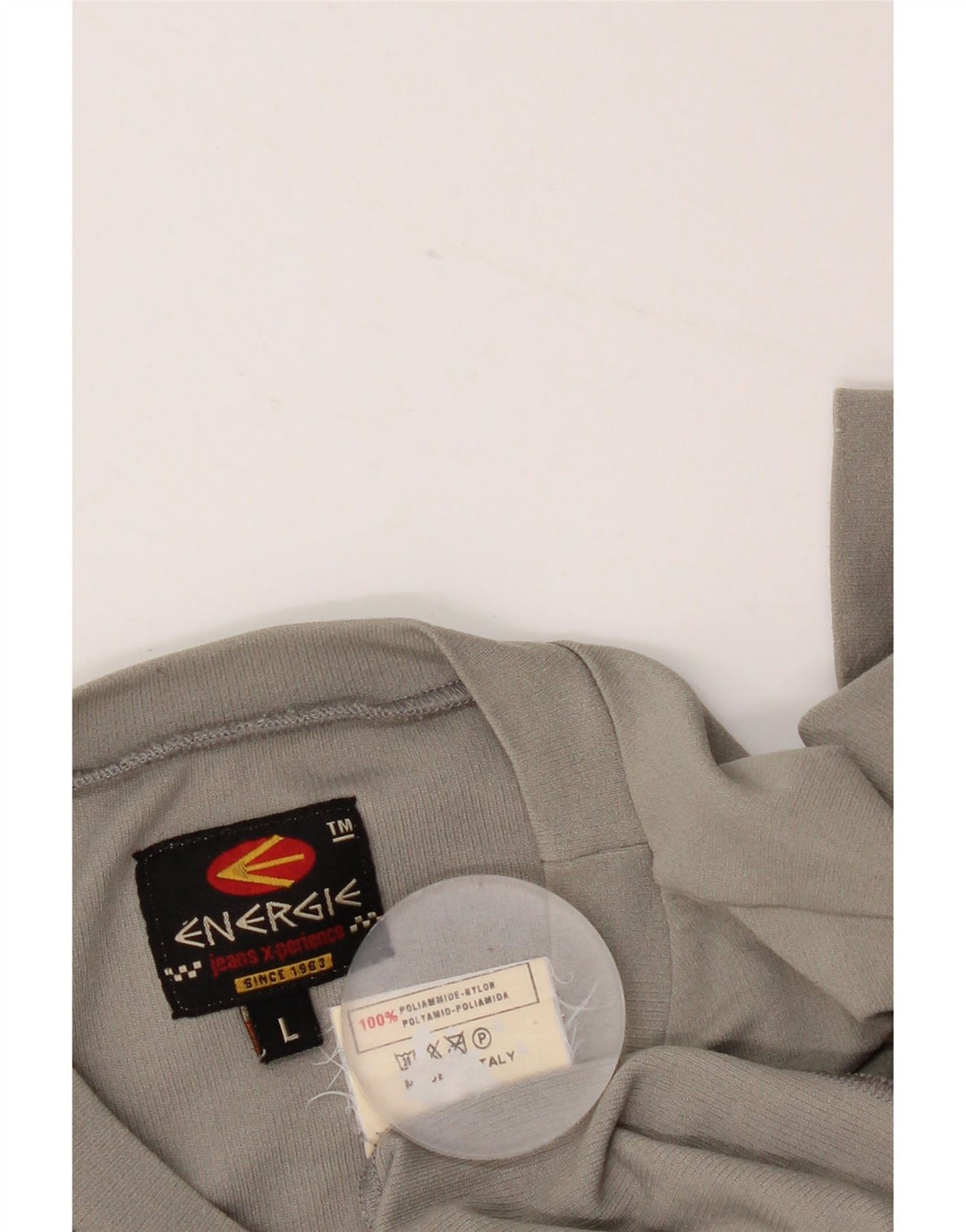 Damski top Energie z długim rękawem, UK 14, duży, szary nylon