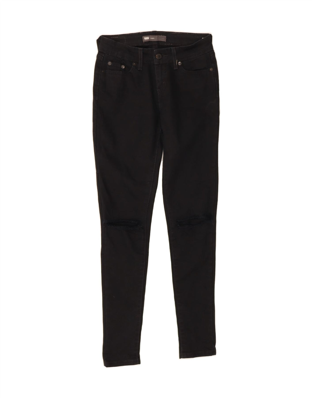 LEVI'S Womens Jegging Jeans W26 L32 Black Cotton Vintage Levi's and Second-Hand Levi's from Messina Hembry 