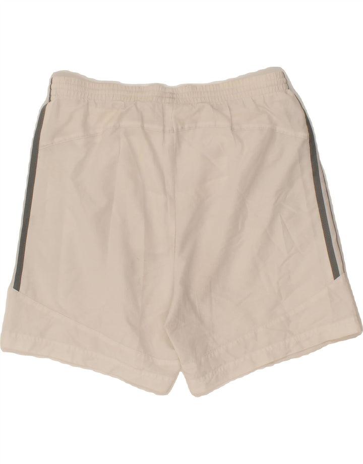 ADIDAS Boys Sport Shorts 13-14 Years White Polyester Vintage Adidas and Second-Hand Adidas from Messina Hembry 
