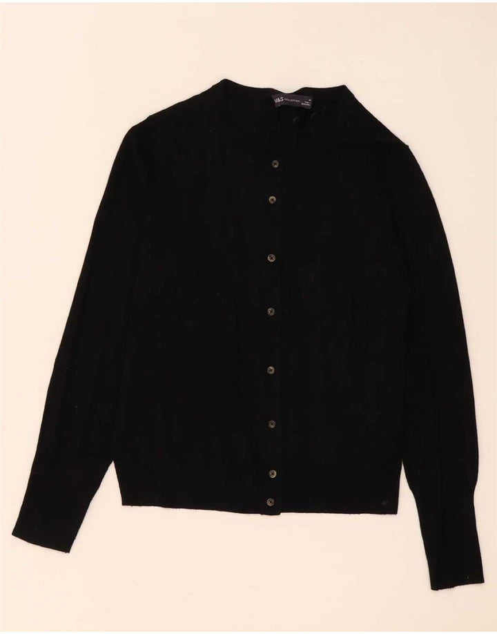 Sweter damski Marks & Spencer UK 14, średni czarny, wiskoza