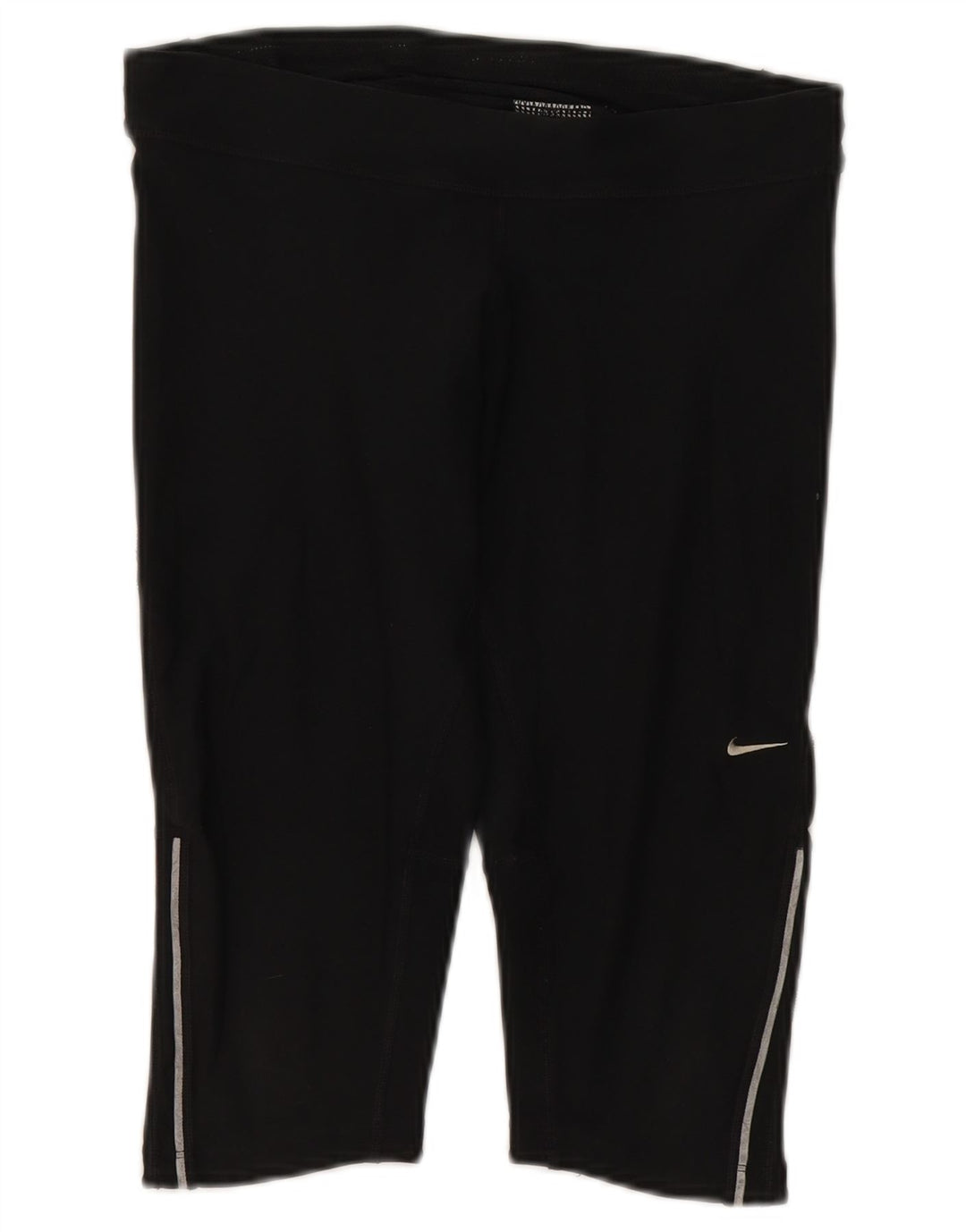 Damskie legginsy Nike Dri Fit Capri UK 14, średni czarny poliester
