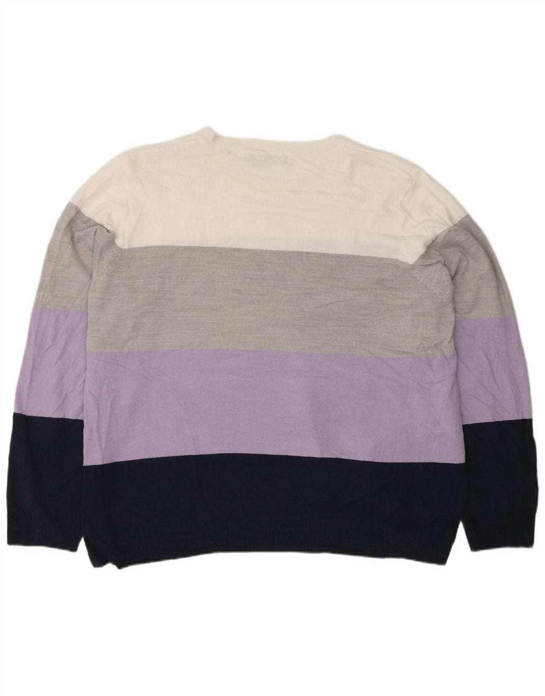 Marks & Spencer Damski sweter z okrągłym dekoltem, UK 22 2XL, wielokolorowy