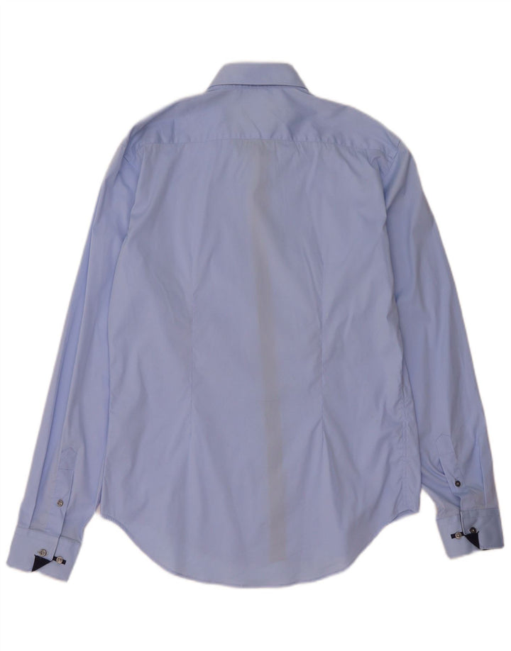 Koszula męska Zara Slim Fit, duża niebieska