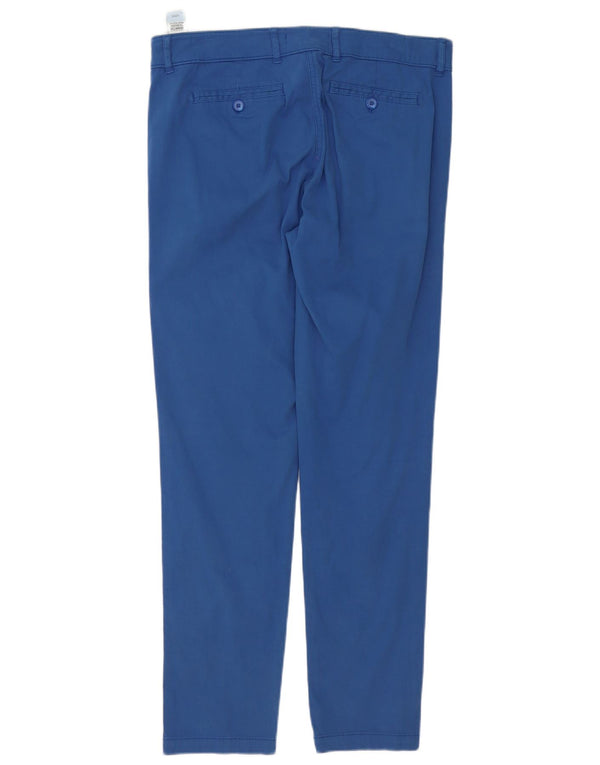 Marks & Spencer Męskie spodnie Chino UK 12 Medium W32 L30 Niebieskie bawełniane