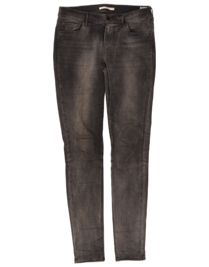 Damskie jeansy Levi's 710 Super Skinny W31 L32 Szara bawełna
