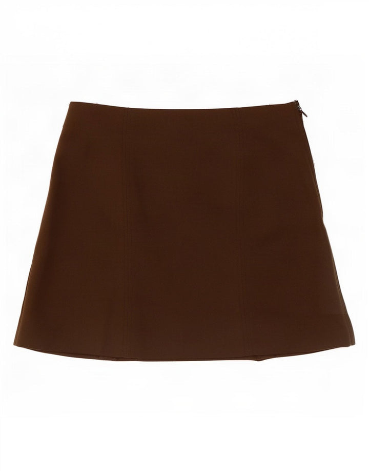 Spódnica mini damska Zara mała W26 brązowa