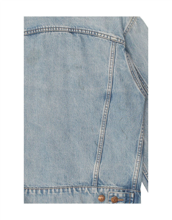 VINGAR Womens Denim Jacket UK 10 Small Blue Vintage Vingar and Second-Hand Vingar from Messina Hembry 