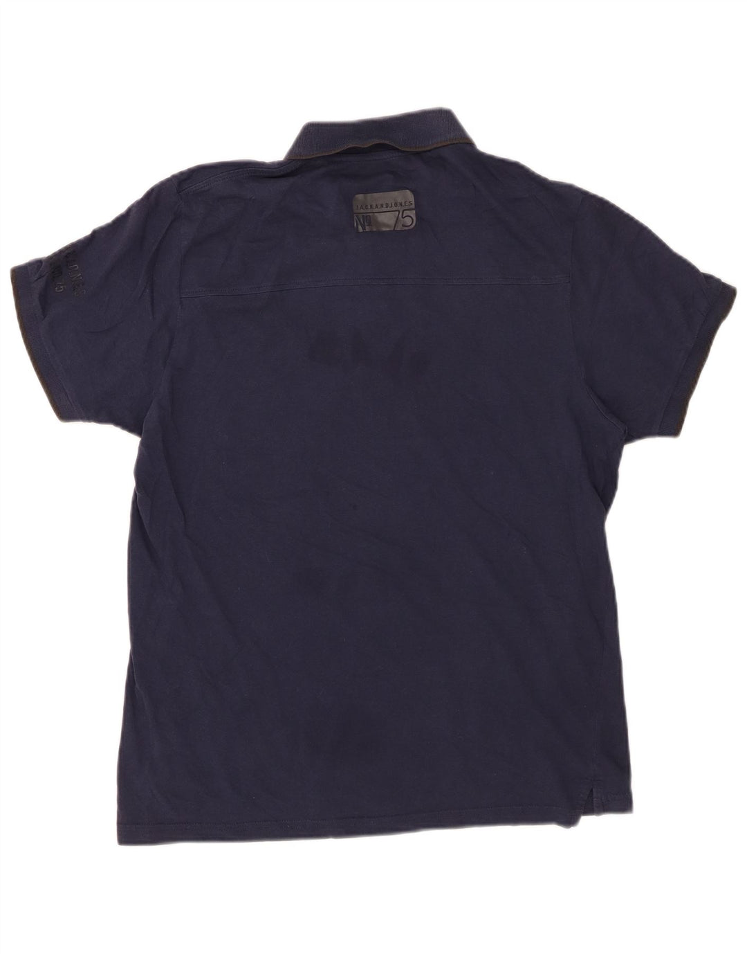 Męska koszulka polo JACK & JONES, duża, granatowa, bawełniana