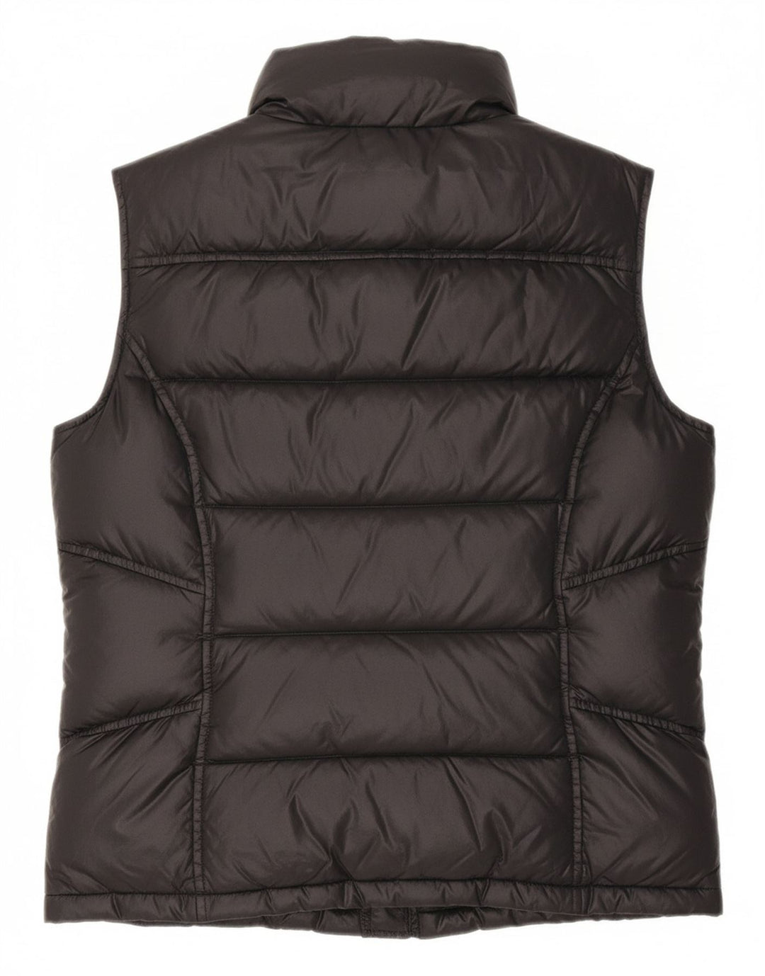 TOMMY HILFIGER Womens Padded Gilet UK 14 Medium Black Cupro