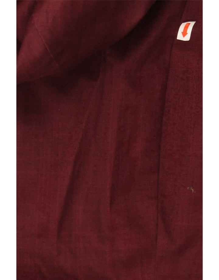 UNDER ARMOUR Womens Oversized Windbreaker Jacket UK 10 Small Maroon Vintage Under Armour and Second-Hand Under Armour from Messina Hembry 