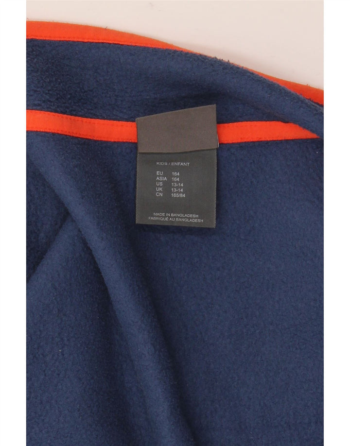 Chłopięca kurtka polarowa Jack Wolfskin z podszewką 13-14 lat, granatowa, poliester