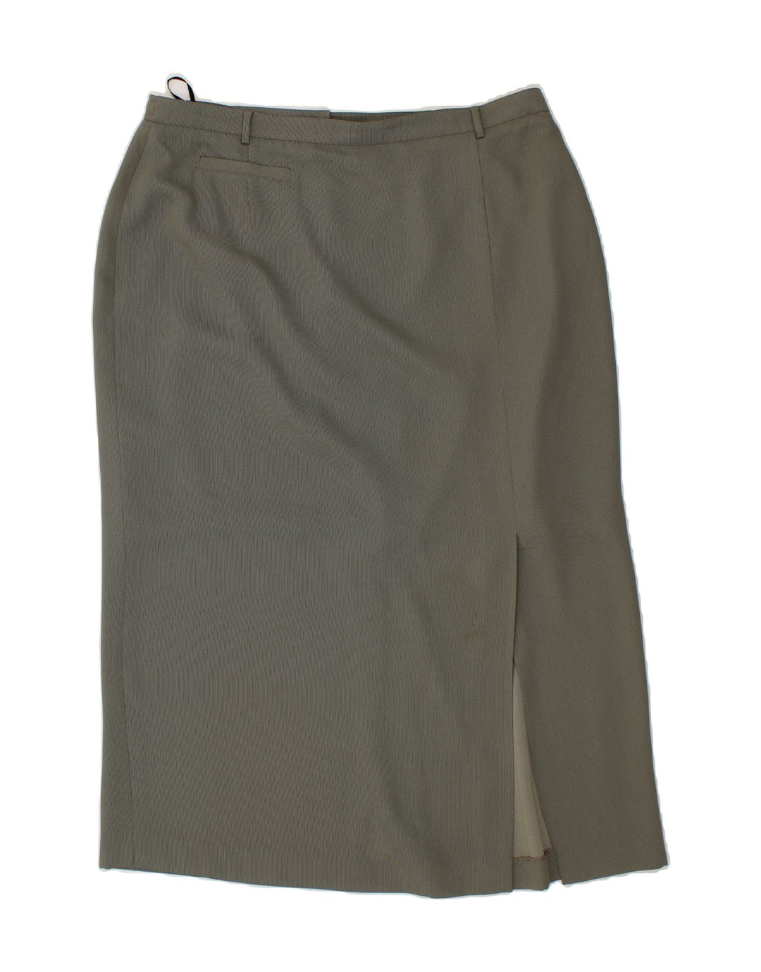 VINTAGE Womens Pencil Skirt UK 22 3XL W38 Grey Polyester Vintage Vintage and Second-Hand Vintage from Messina Hembry 