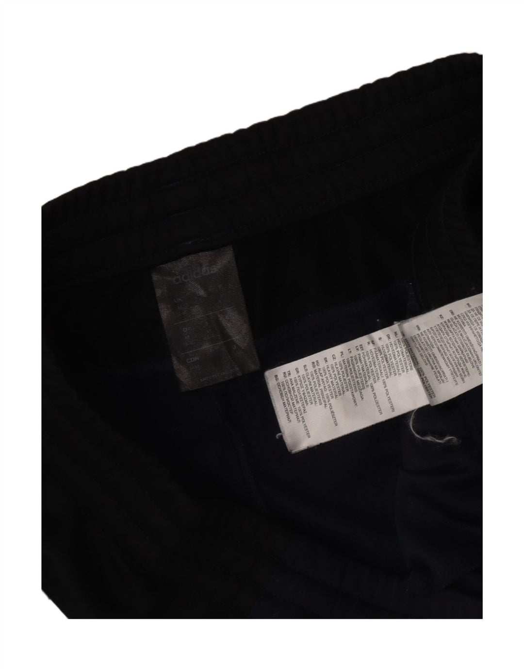 Legginsy damskie Adidas UK 14 Średni granatowy poliester z blokami kolorów