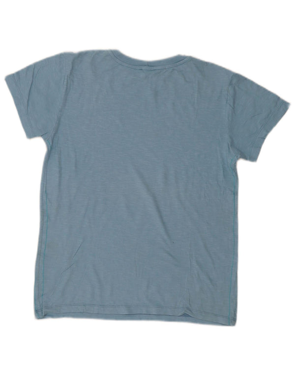 Damska koszulka graficzna Benetton Top UK 14 Medium Blue